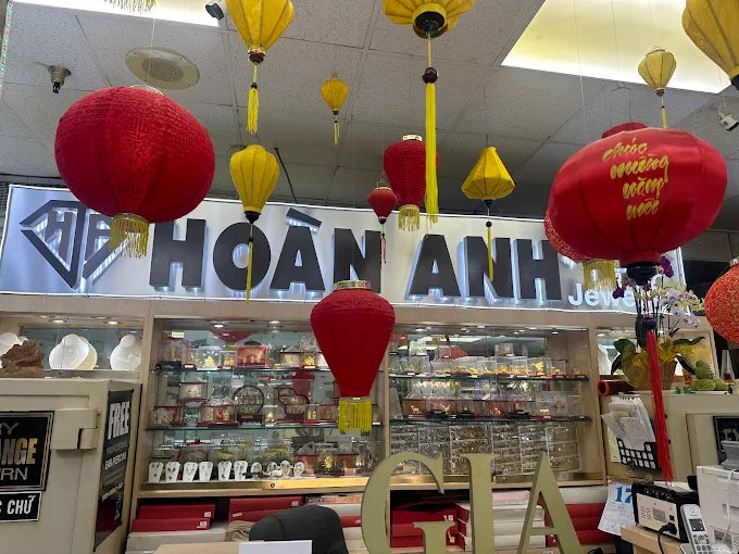 Hoan Anh Jewelry storefront in Asian Garden Mall, Westminster